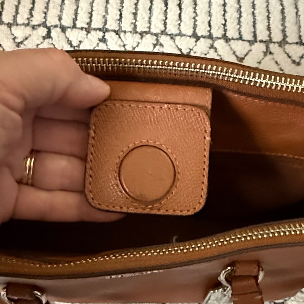 Coach Tan Leather Crossbody Bag - Picture 2 of 16